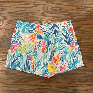 Lilly Pulitzer Marii Skort - Serene Blue Tippy Top - 2
